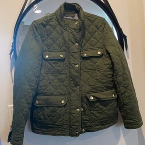 J Crew Quilted Coat